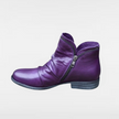Victoria | Women's Leather Boots with Practical Zipper Comfortable Casual Everyday