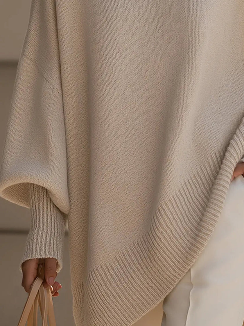Claire | Women's Sophisticated Oversized Knit Sweater with Cozy Elegant for Winter