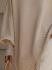Maria | Women's Relaxed Knit Oversized Sweater with Cozy Elegant for Layering