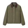 Lightweight Jacket Women Zip Front Pockets Straight Fit
