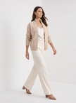 Cardigan Women Wool High Neck Zip Front Quiet Luxury