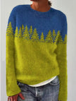 Daisy | Women's Relaxed-Fit Cozy Knit Sweater with Draped Layering for Everyday
