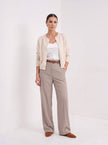 Cardigan Women Short Tailored Button Knit Old Money