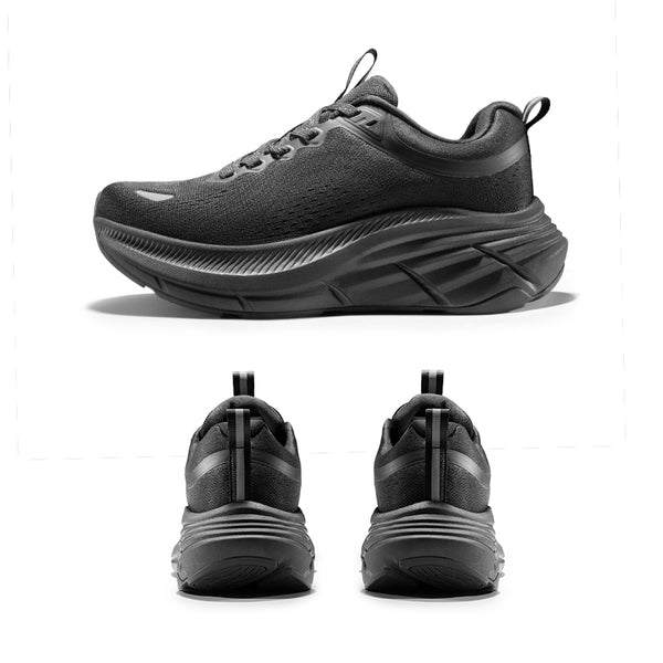 Aerion-Supportive Walking Shoes-Black