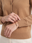 Cardigan Women Wool Polo Collar Button Old Money