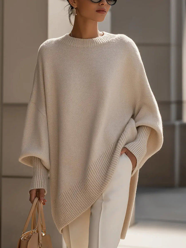 Harper | Women's Oversized Knit Pullover Sweater with Cozy Classic for Layering