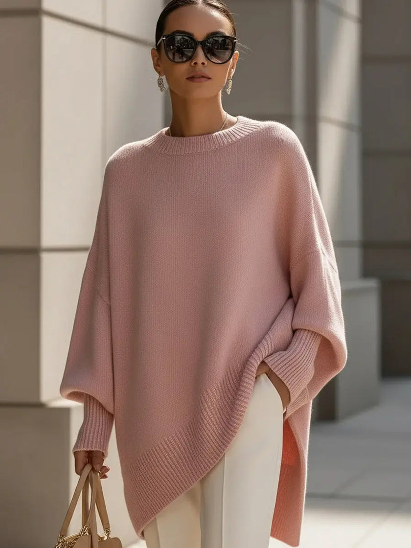 Maria | Women's Relaxed Knit Oversized Sweater with Cozy Elegant for Layering