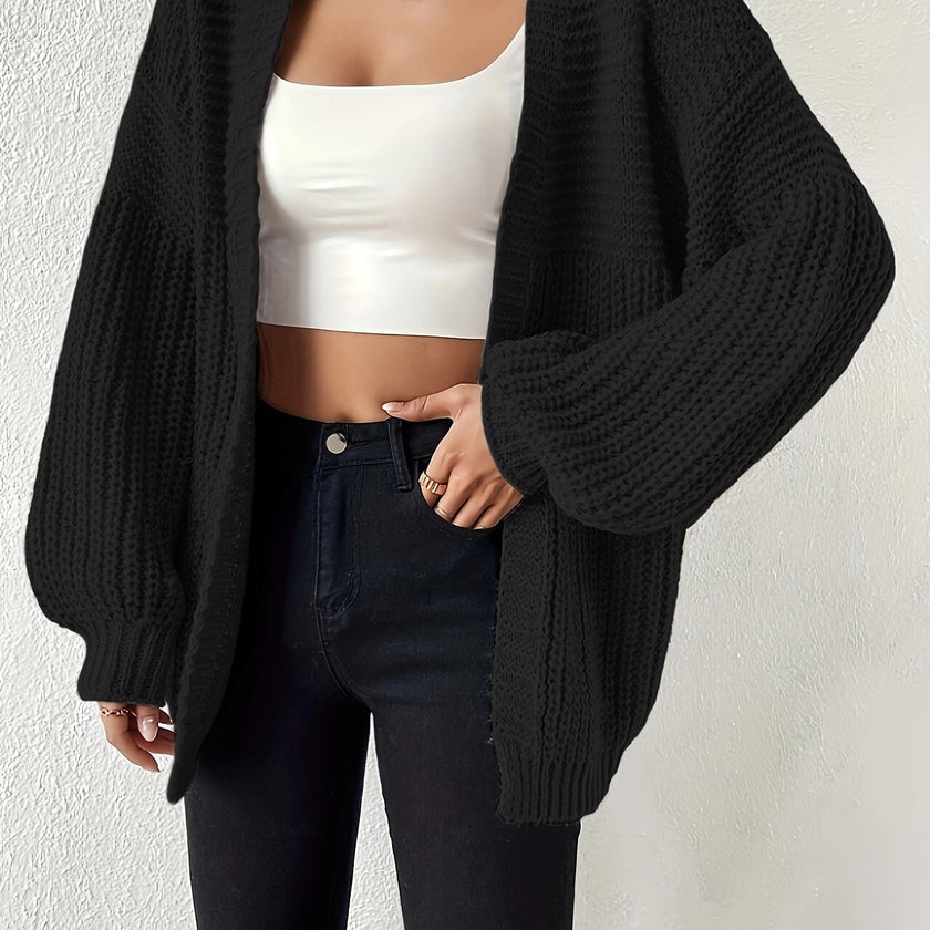 Nina | Women's Oversized Chunky Knit Open-Front Cardigan