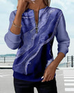 Half-Zip | Women's Vintage Zip-Up Sweatshirt Pullover