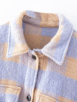 Shirt Jacket Women Relaxed Fit Button Front Drop Shoulder