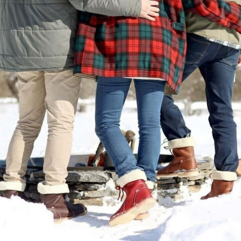 Insulating | Women's and waterproof boots with Leather Comfortable Casual Everyday