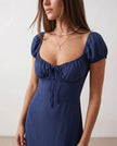 Maxi Dress Women Sweetheart Corset A-Line Wedding Guest