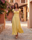 Maxi Dress Women Sweetheart Corset A-Line Wedding Guest