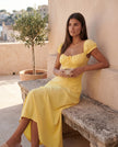 Maxi Dress Women Sweetheart Corset A-Line Wedding Guest