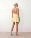 Halter Mini Dress Women Sweetheart Neck Corset Backless Party