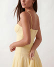 Maxi Dress Women, Wedding Guest Sweetheart Corset Chiffon Spaghetti Strap