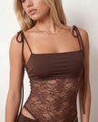 Lace Maxi Dress Women Square Neck Open Back Cocktail