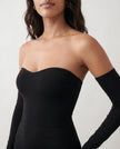 Maxi Dress Women Strapless Sweetheart Mermaid Floor Length Formal