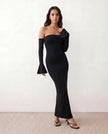 Maxi Dress Women Strapless Sweetheart Mermaid Floor Length Formal
