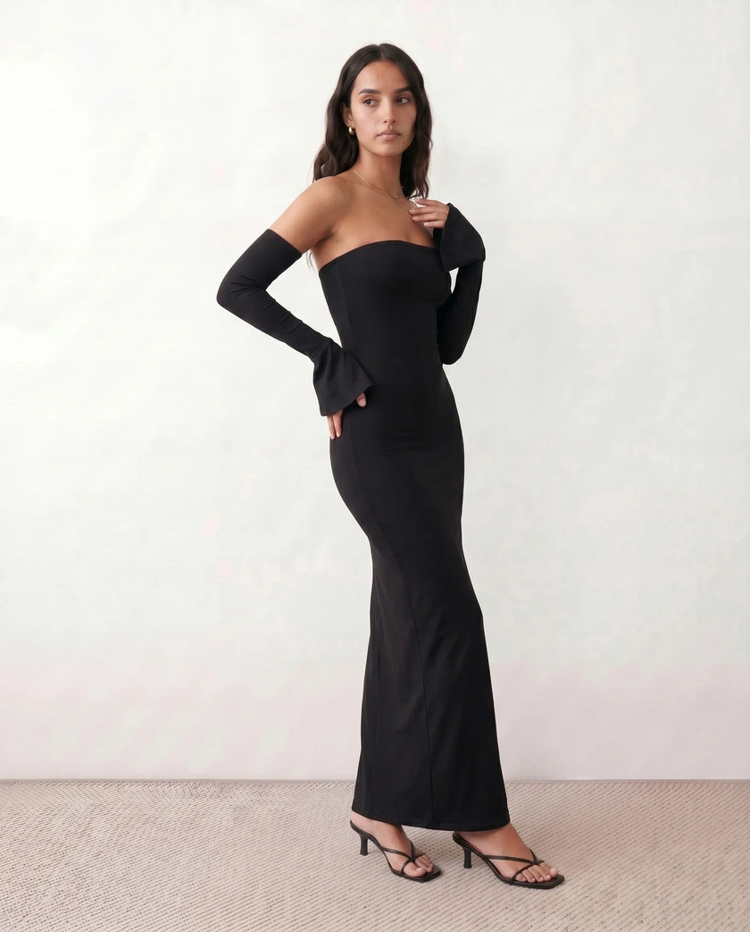 Maxi Dress Women Strapless Sweetheart Mermaid Floor Length Formal