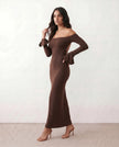 Maxi Dress Women Strapless Sweetheart Mermaid Floor Length Formal