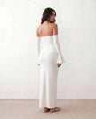 Maxi Dress Women Strapless Sweetheart Mermaid Floor Length Formal