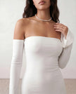 Maxi Dress Women Strapless Sweetheart Mermaid Floor Length Formal