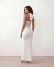 Halter Maxi Dress Women Cocktail Mermaid Sweetheart Backless