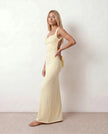 Maxi Dress Women Cowl Neck Backless Bodycon Cocktail