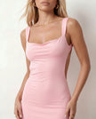 Maxi Dress Women Cowl Neck Backless Bodycon Cocktail