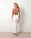 Maxi Dress Women Cowl Neck Backless Bodycon Cocktail