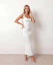 Maxi Dress Women Cowl Neck Backless Bodycon Cocktail