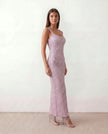 Sequined Maxi Dress Women, Low Open Back Fitted Sheath Square Neck