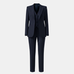 Women's tweed tailored 3-piece suit set by FJØRNA, featuring stylish pants and matching jacket in a sophisticated design.