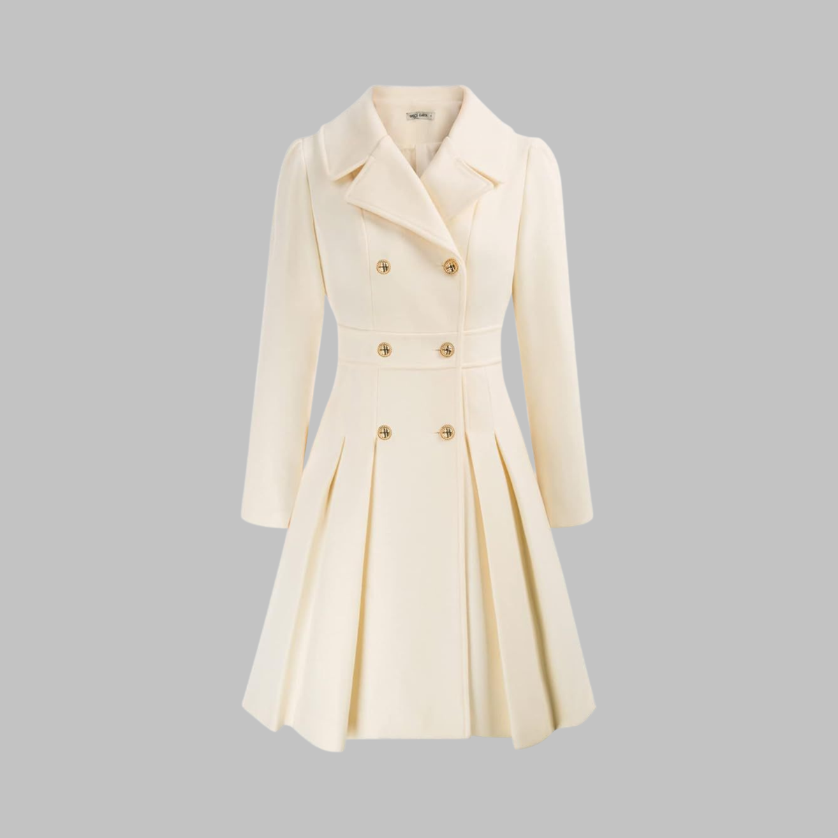 Pea Coat Oversized Longline Tailored Double Breasted Winter Coat | Ivy