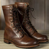 Jette | Women's Lace-Up Leather Combat Boots