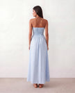 Halter Maxi Dress Women Summer Spaghetti Strap V-Neck Backless