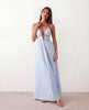 Halter Maxi Dress Women Summer Spaghetti Strap V-Neck Backless
