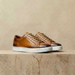 Men's genuine leather shoes by FJØRNA, stylish smart leather shoes with sleek design and polished finish.