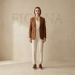 Men's genuine leather shoes by FJØRNA, stylish smart leather shoes with polished finish and classic design.