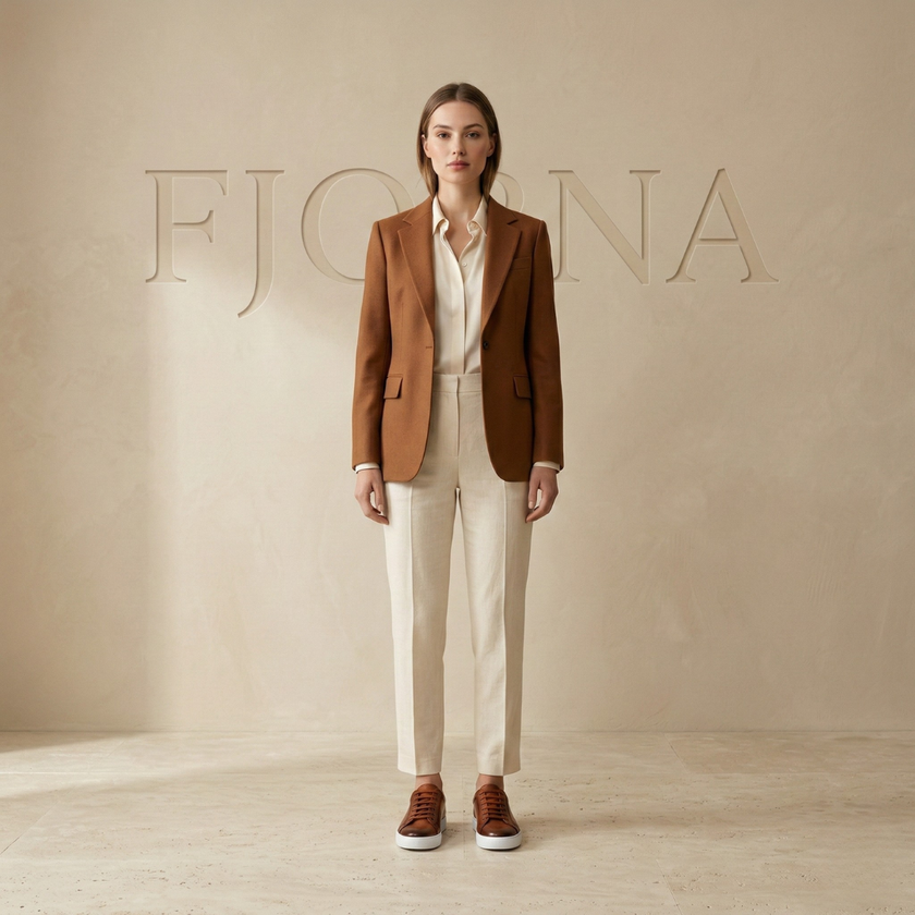 Men's genuine leather shoes by FJØRNA, stylish smart leather shoes with polished finish and classic design.