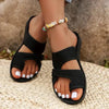 FJØRNA women's orthopedic slippers with heeled open-toe design, comfortable slip-on shoes for women with supportive footbed.