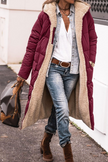 Johna | Women's Longline Reversible Sherpa Winter Puffer Coat