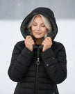 Danique | Women's Longline Hooded Fleece-Lined Winter Puffer Coat
