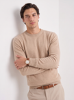 Cashmere Sweater Men Crew Neck Regular Fit Lightweight