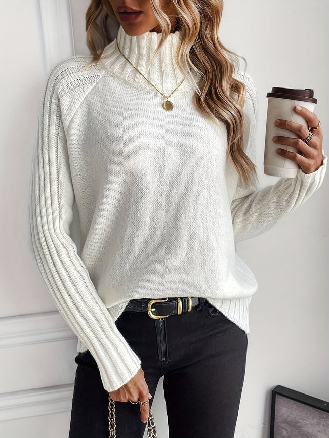 Juliet | Women's Tailored Knit Sweater Pullover with Cozy Elegant for Layering