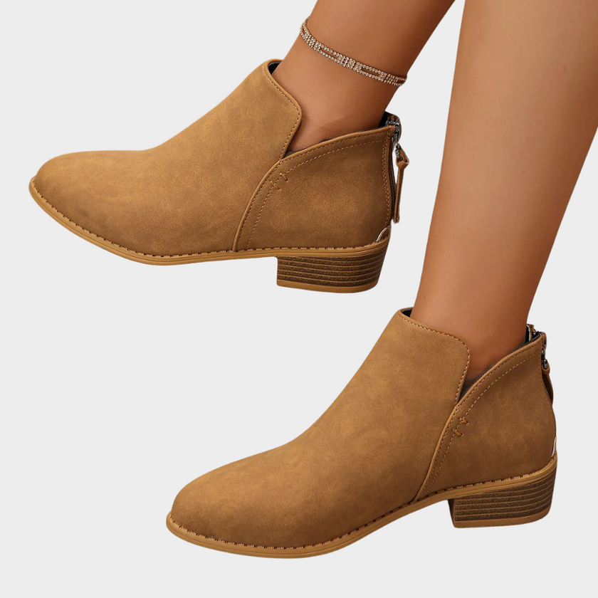 Oakley | Women's Low Heel Ankle Boots with Comfortable Casual Everyday Walking