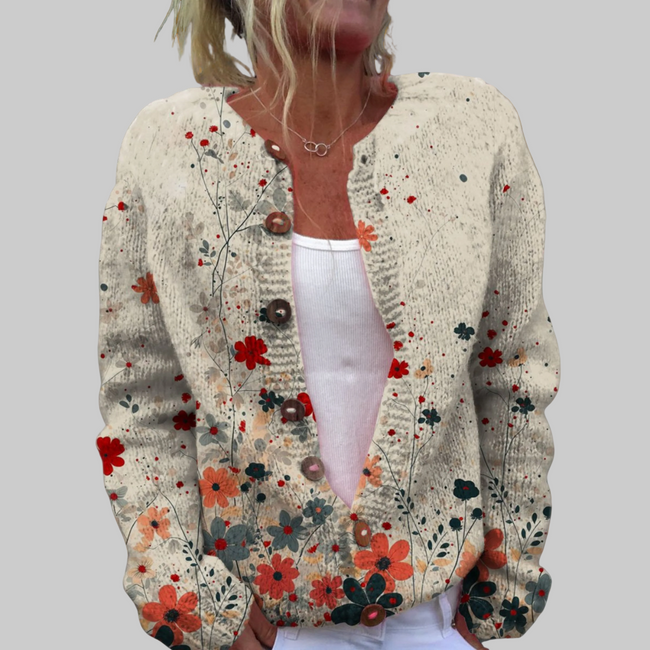 Leah | Women's Timeless Knit Cardigan Sweater with Open-Front Elegant for Layering