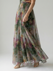 FJØRNA women's sleeveless summer maxi dress with a flowy, lightweight fabric, perfect for warm-weather casual wear.
