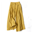 FJØRNA women's lightweight summer trousers with wide legs, high waist, and front pockets, stylish and comfortable for warm weather.